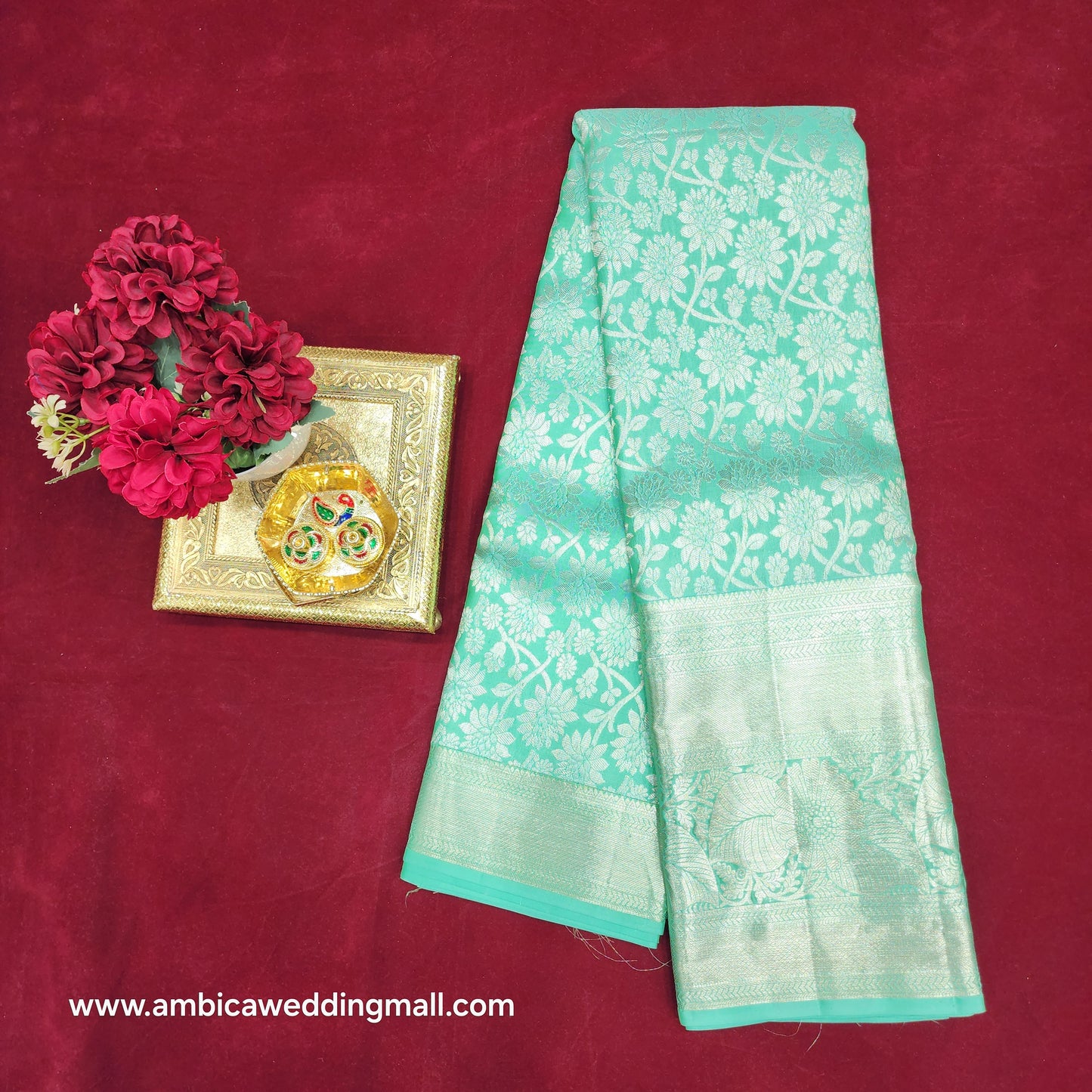 Pure Resham Pastel Kanchi Pattu self saree