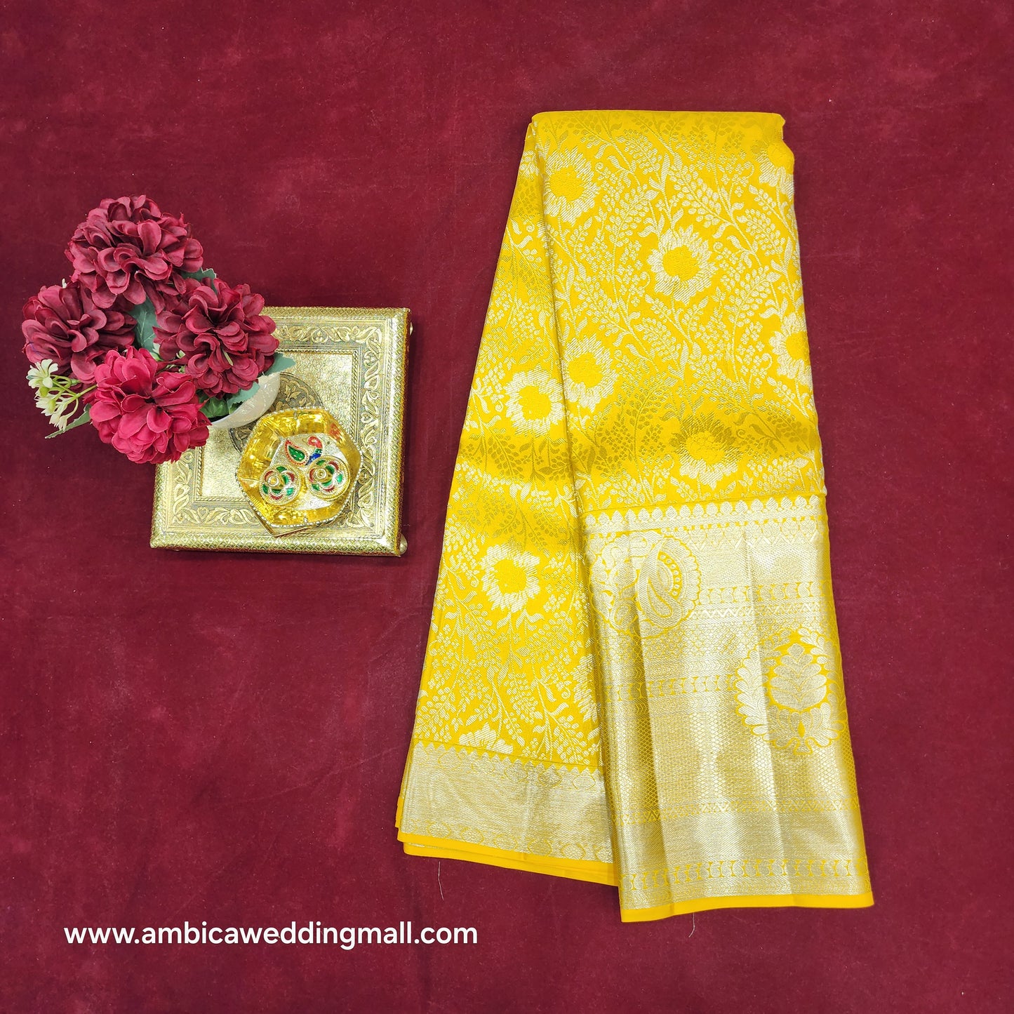 Pure Resham Pastel Kanchi Pattu self saree