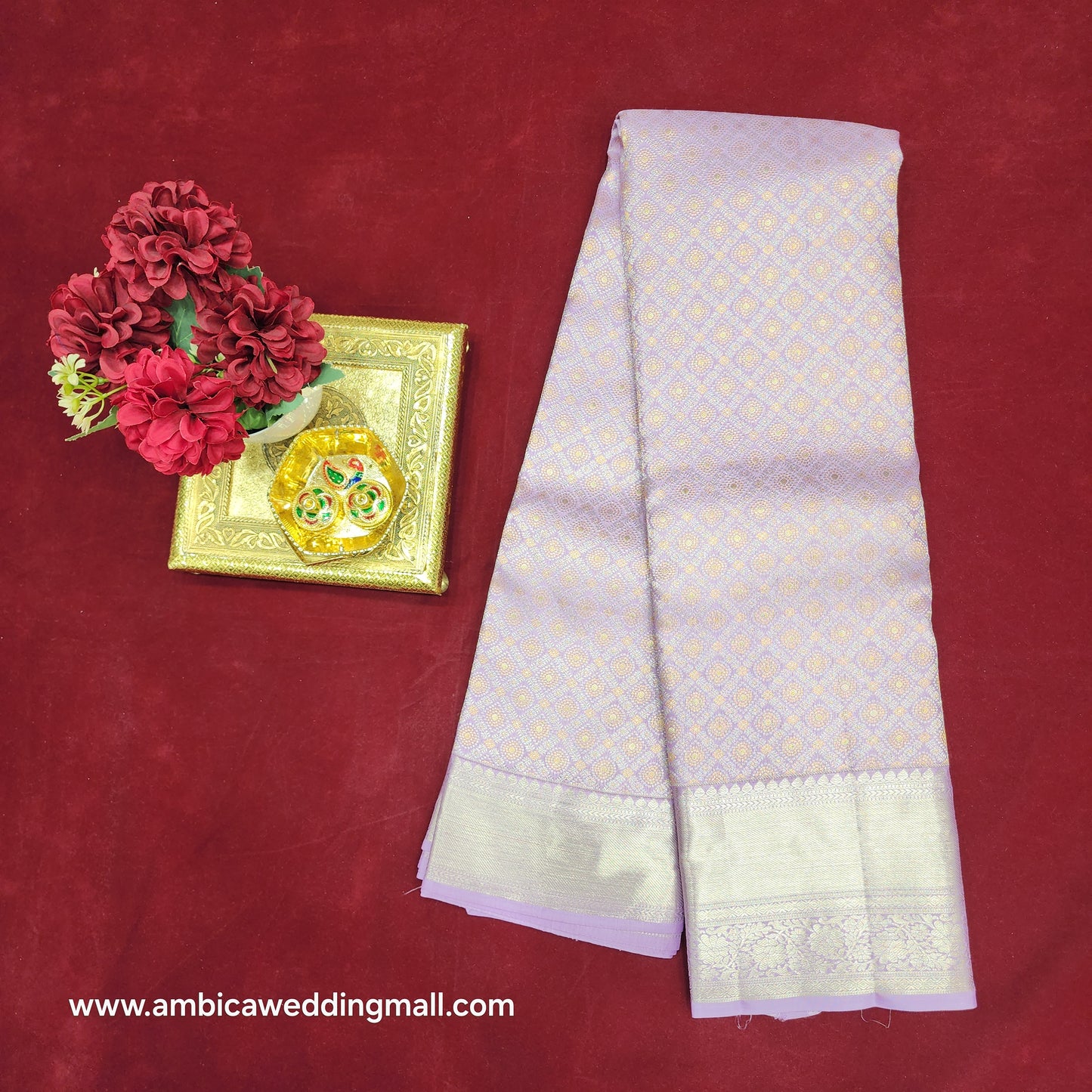 Pure Resham Pastel Kanchi Pattu self saree