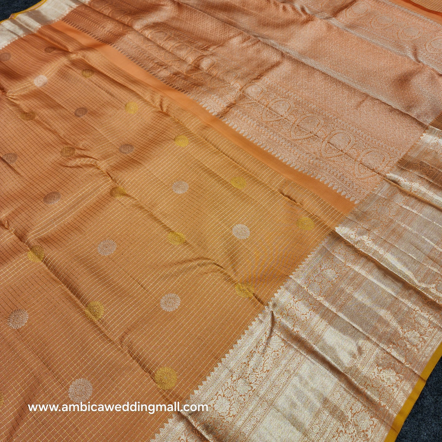 Pure Resham Pastel Kanchi Pattu self saree