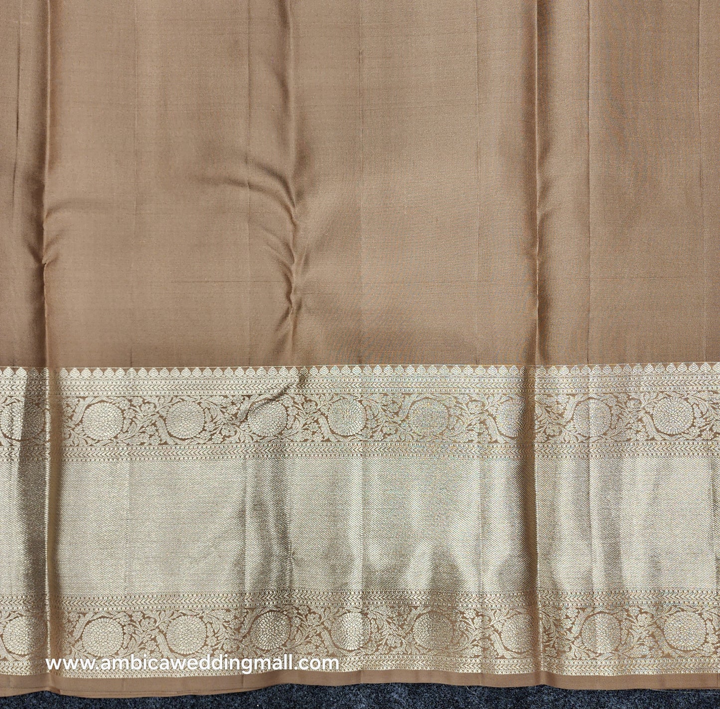 Pure Resham Pastel Kanchi Pattu self saree