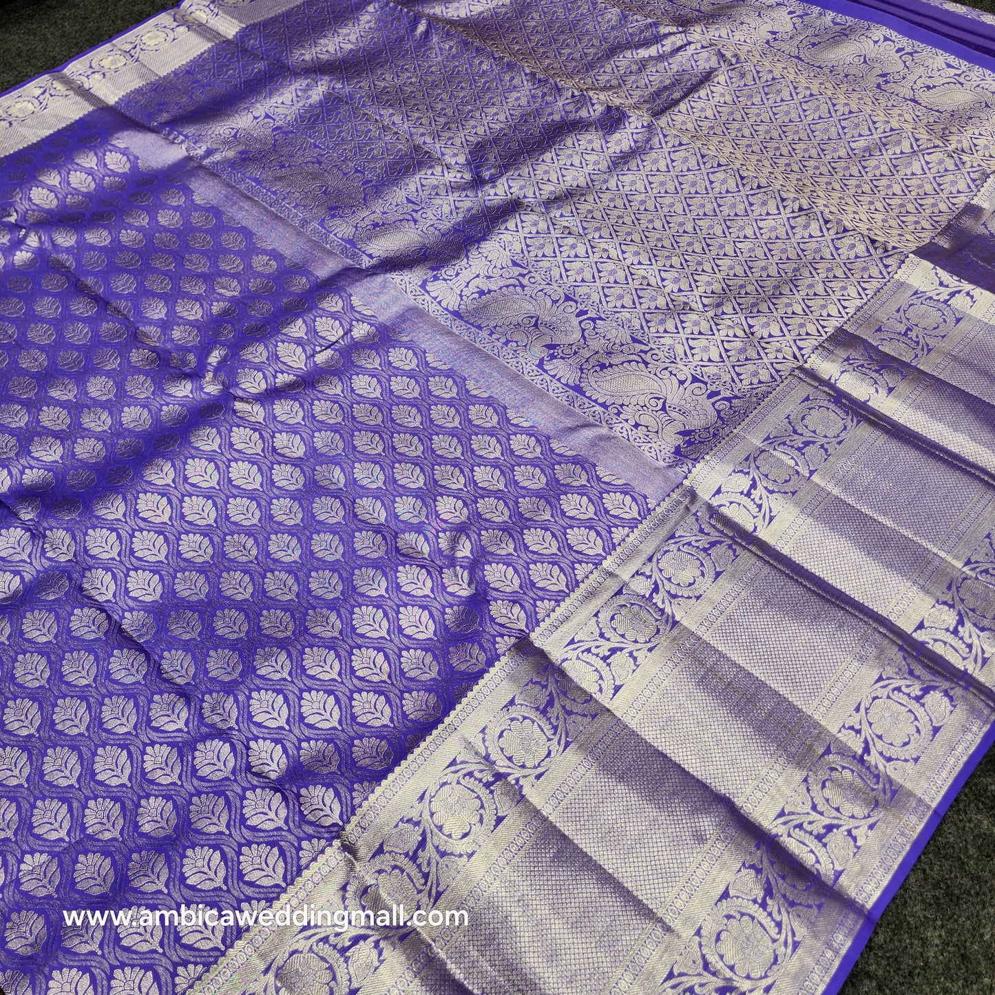 Pure Resham Pastel Kanchi Pattu self saree