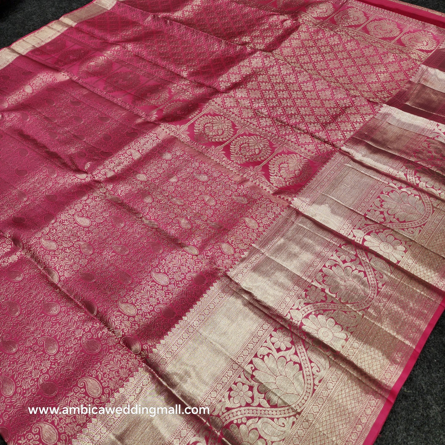 Pure Resham Pastel Kanchi Pattu self saree