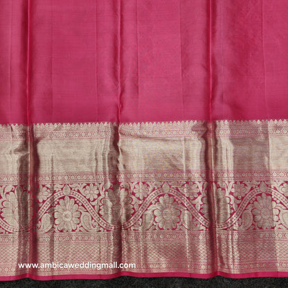 Pure Resham Pastel Kanchi Pattu self saree