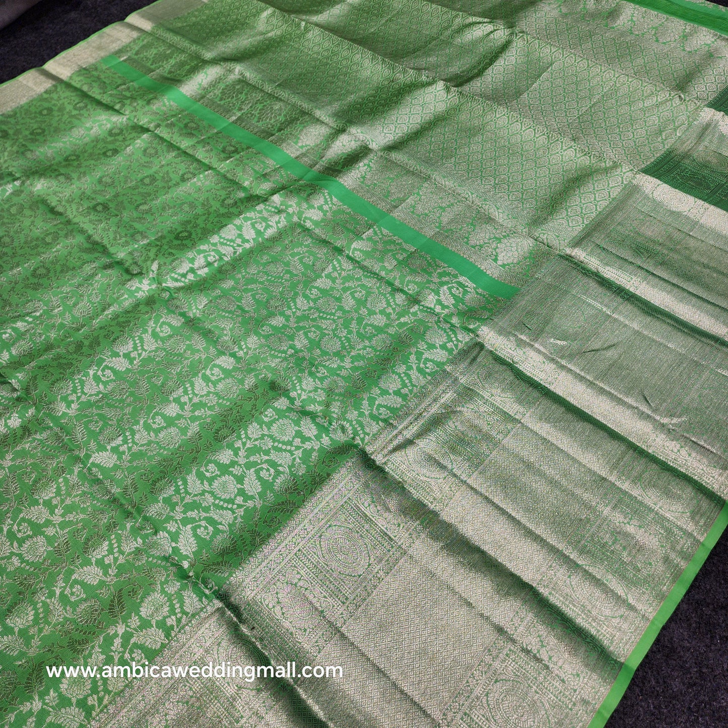 Pure Resham Pastel Kanchi Pattu self saree