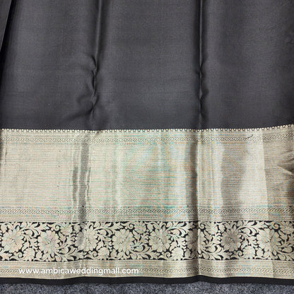 Pure Resham Pastel Kanchi Pattu self saree