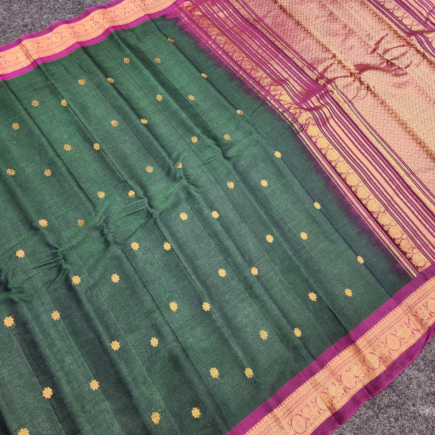 Gadwal Sico Pattu Handloom Sarees