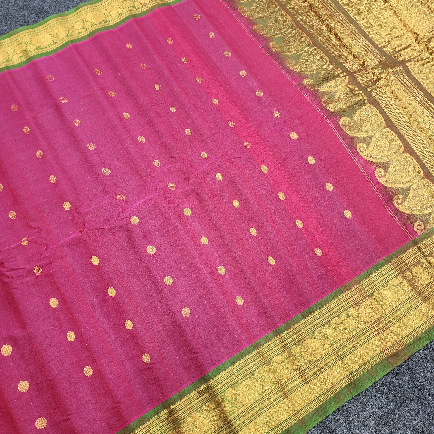 Gadwal Sico Pattu Handloom Sarees