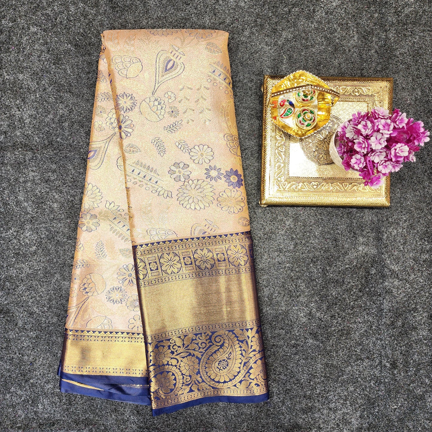 Kanchi pattu 2 gram gold mix pattu sarees