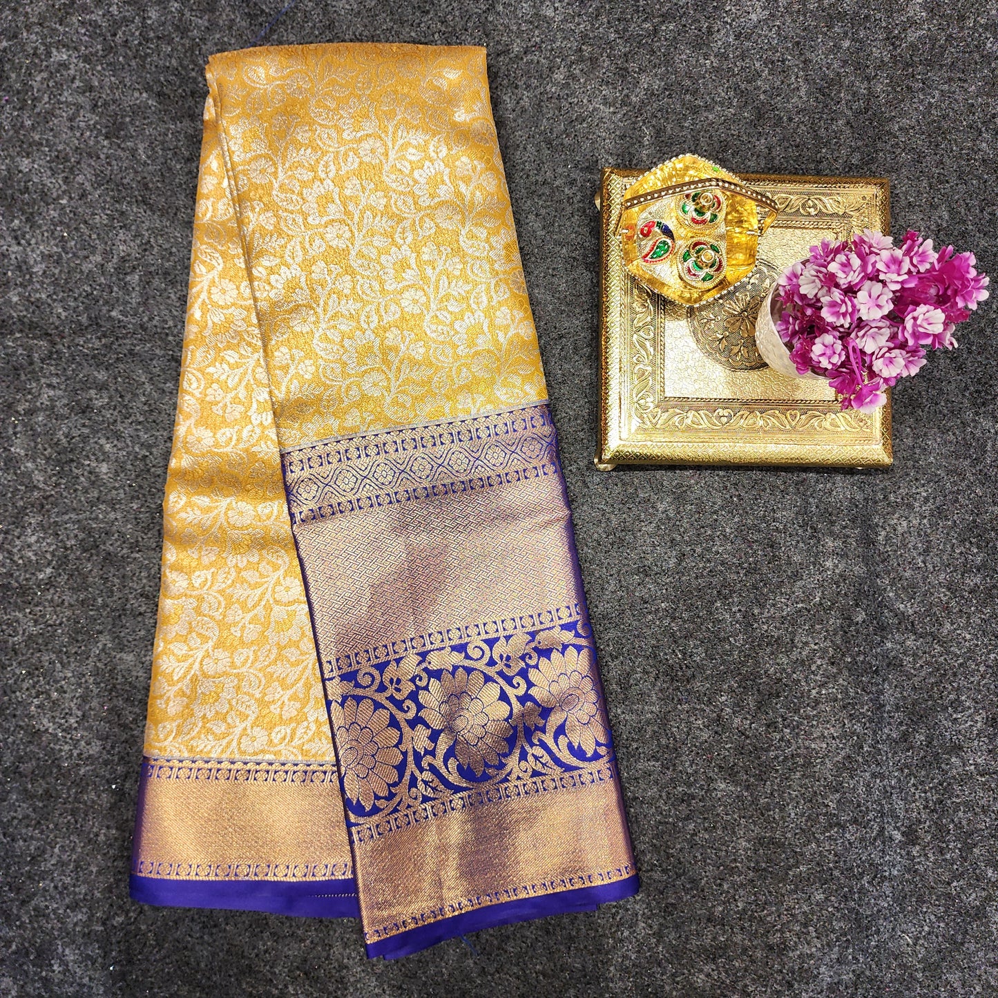 Kanchi pattu 2 gram gold mix pattu sarees