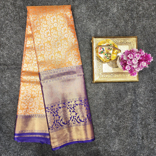 Kanchi pattu 2 gram gold mix pattu sarees