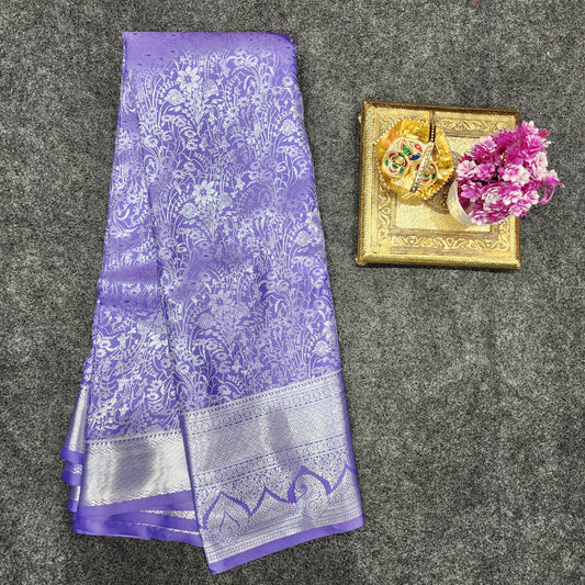 Kanchi pattu Resham self sarees 💫