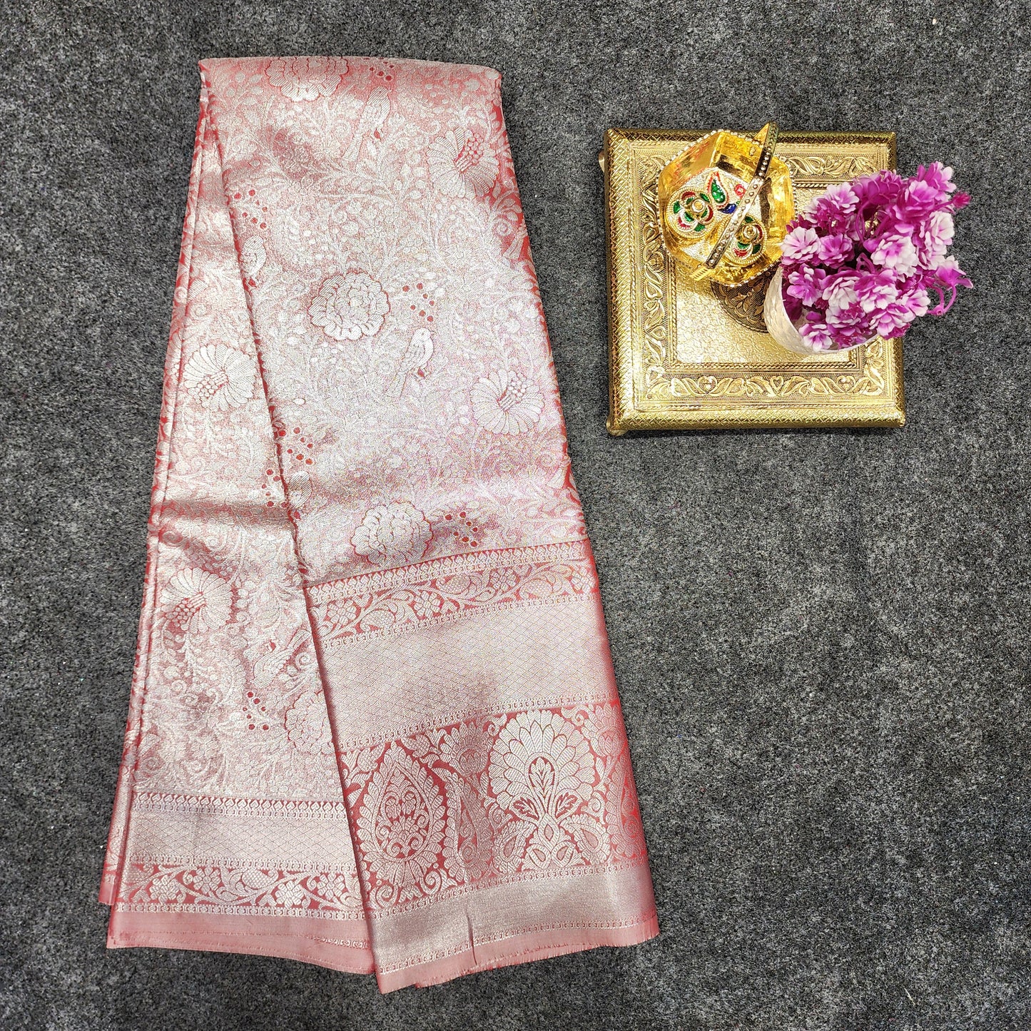 Kanchi pattu pastel colour sarees