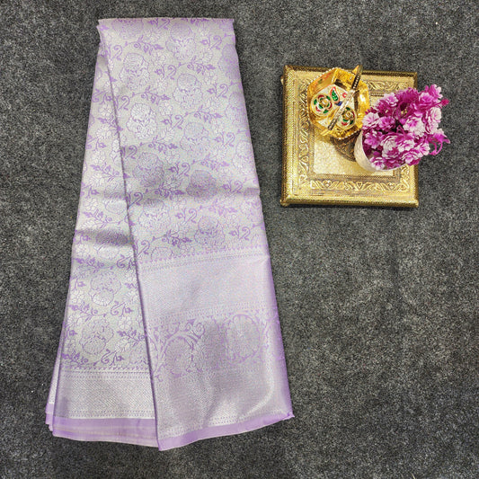 Kanchi pattu pastel colour sarees