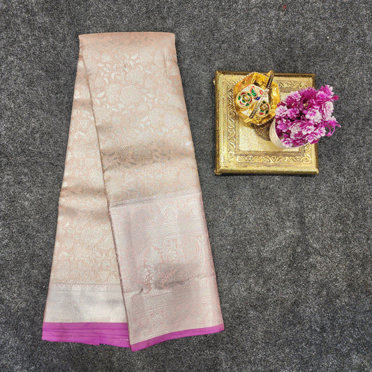 Kanchi pattu pastel colour sarees