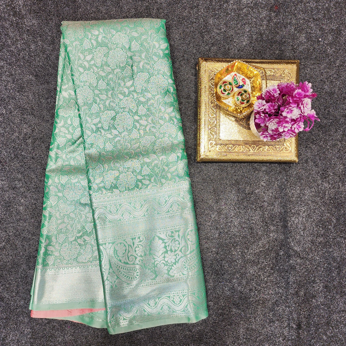 Kanchi pattu pastel colour sarees