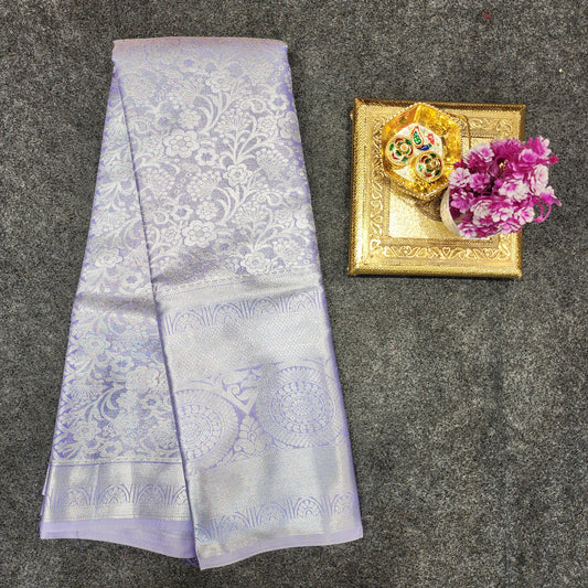 Kanchi pattu pastel colour sarees