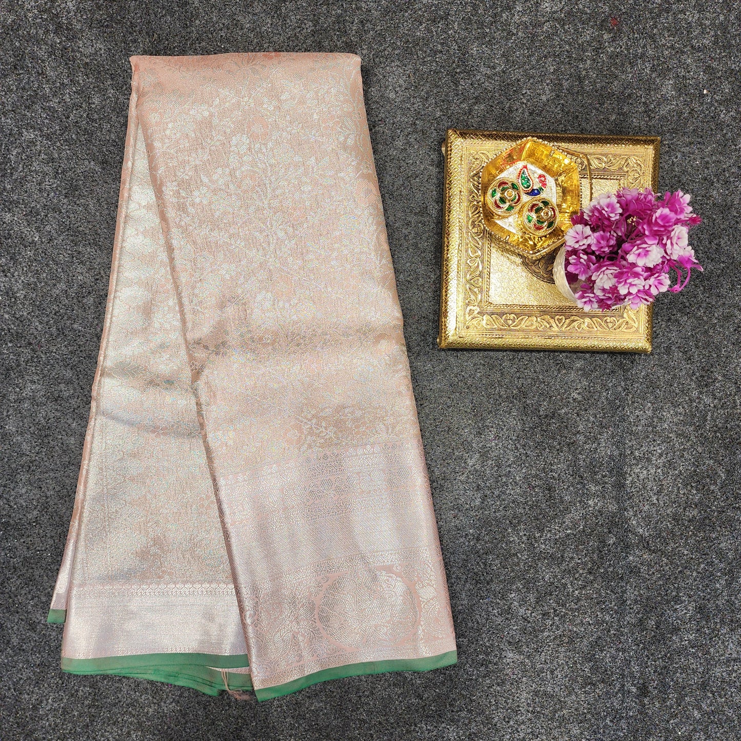 Kanchi pattu pastel colour sarees