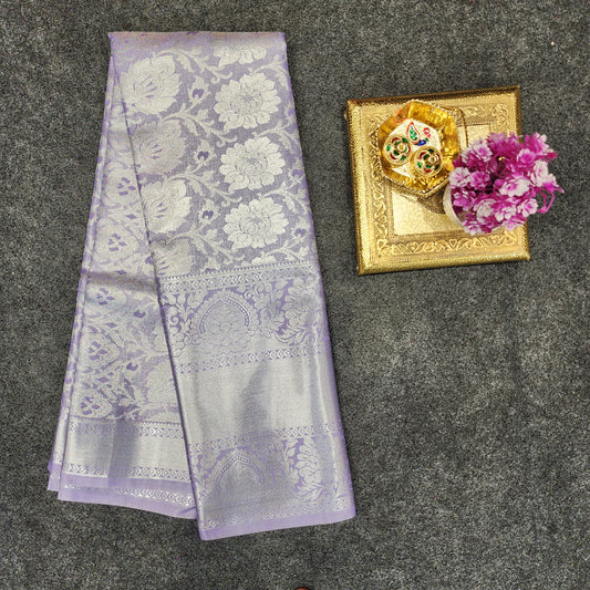 Kanchi pattu pastel colour sarees