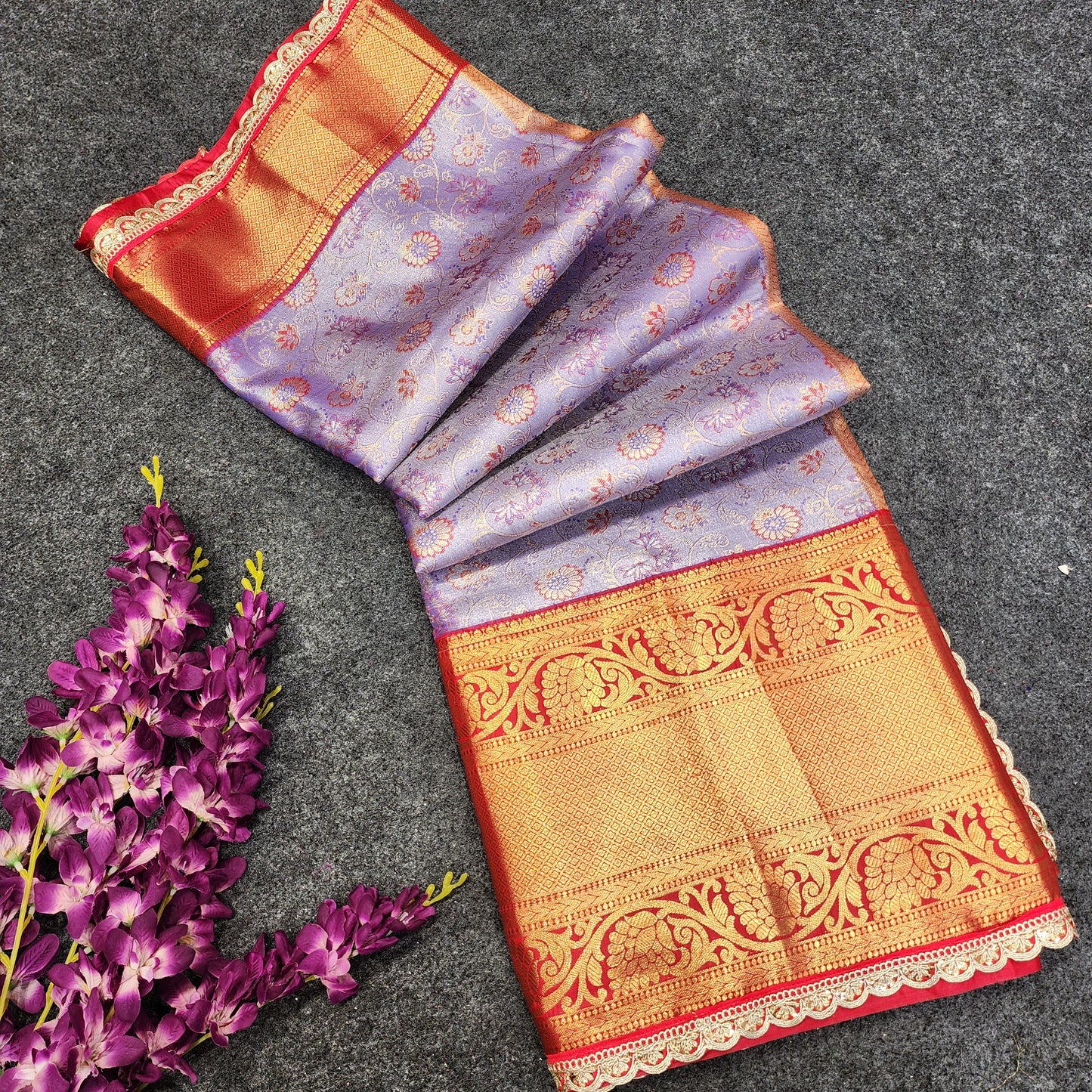 Cutwork spl Kanchi Pattu Saree