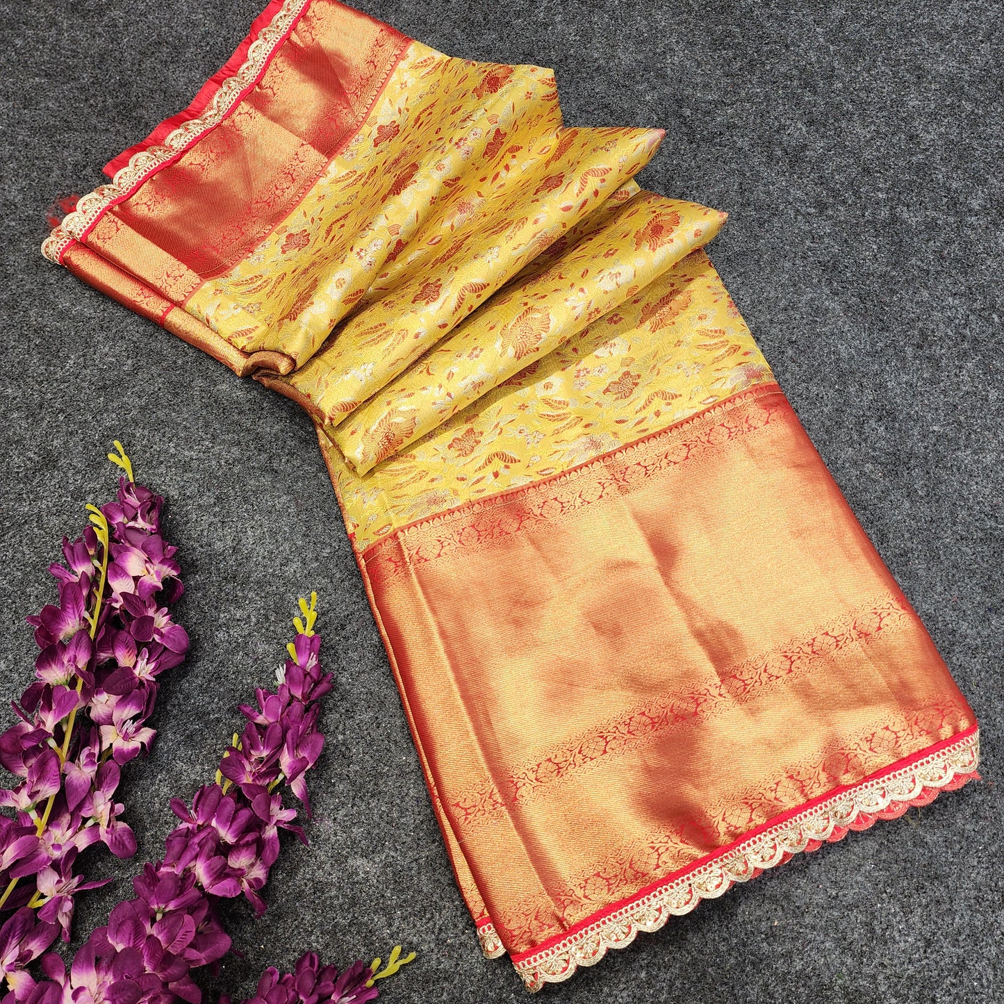 Cutwork spl Kanchi Pattu Saree