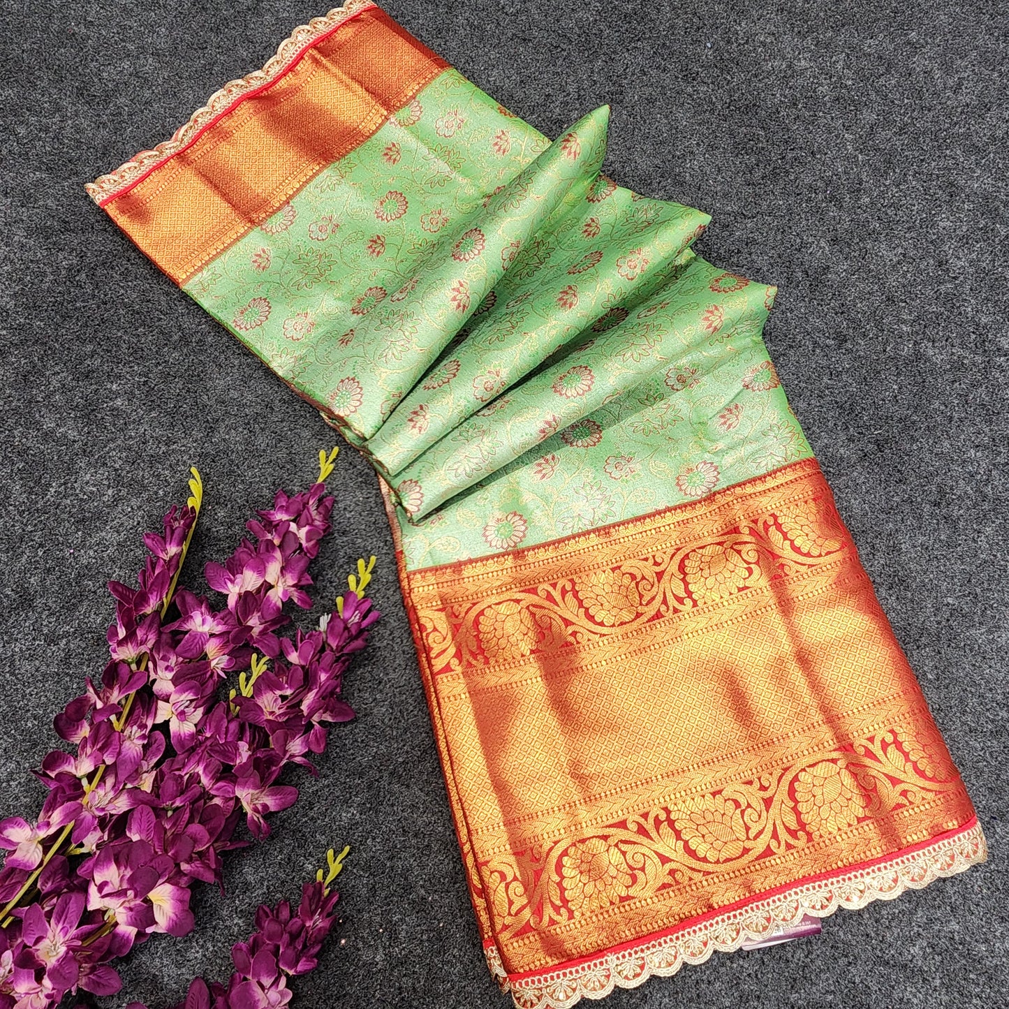 Cutwork spl Kanchi Pattu Saree