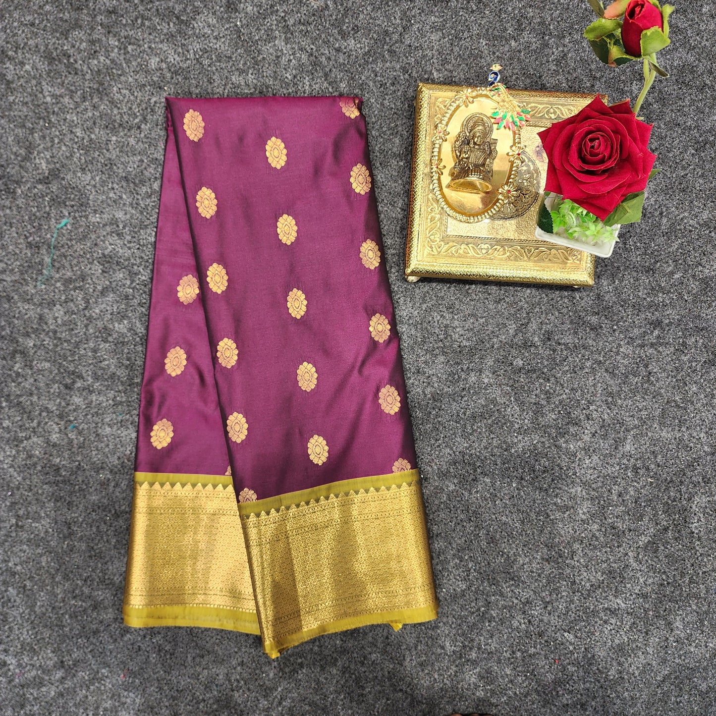 Venkatagiri Pattu mix Butta saree