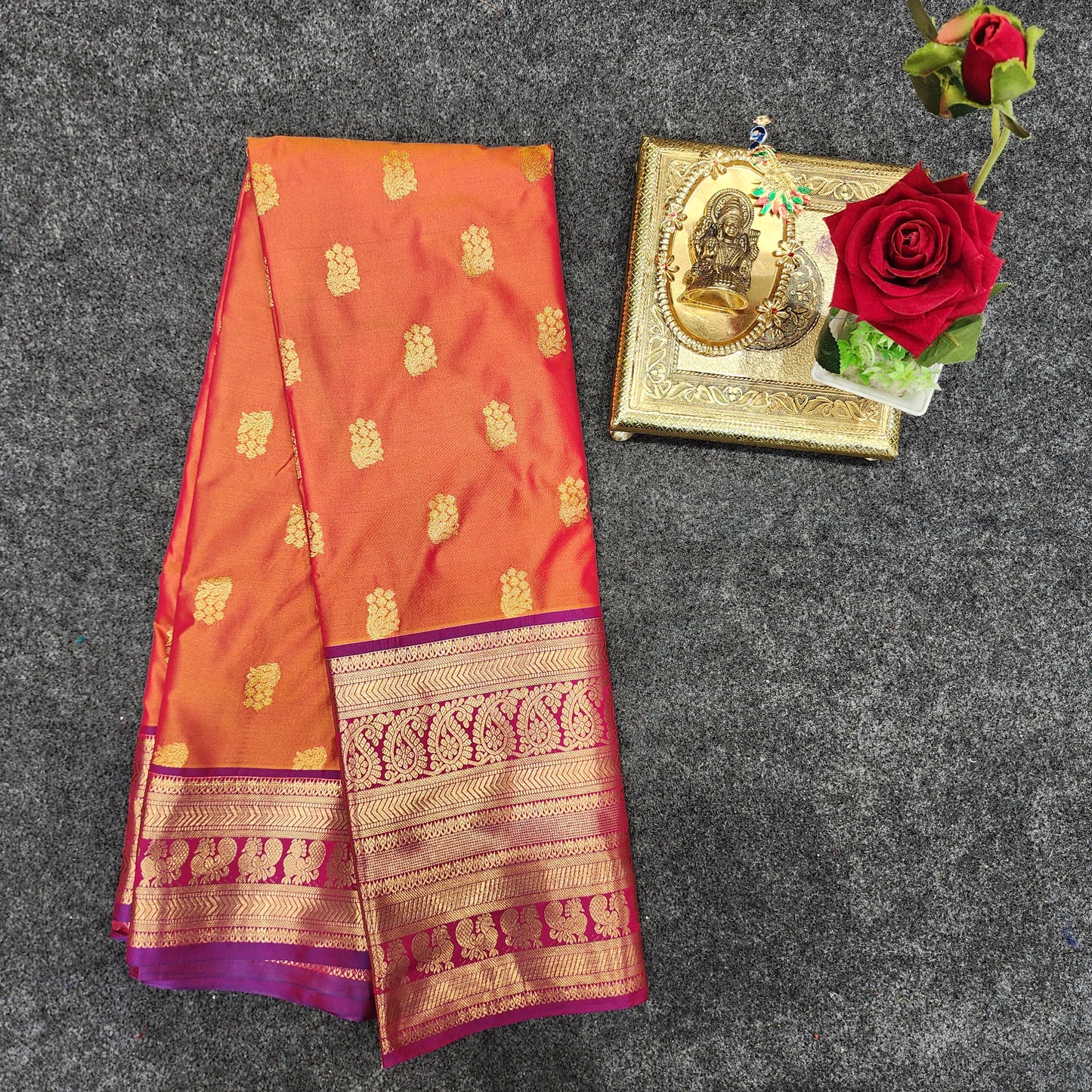 Venkatagiri Pattu mix Butta saree