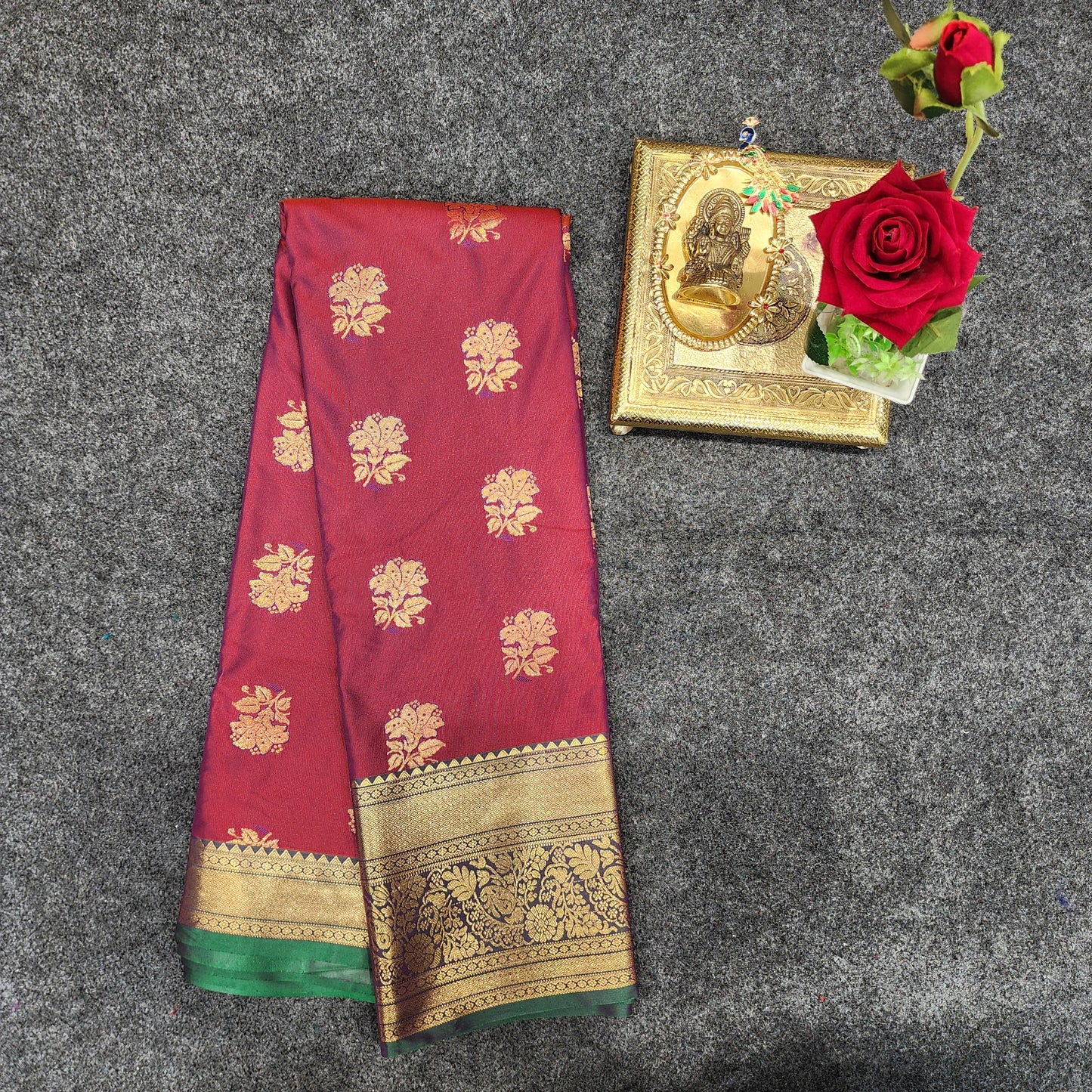 Venkatagiri Pattu mix Butta saree