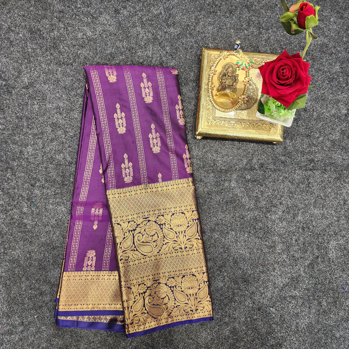 Venkatagiri Pattu mix Butta saree