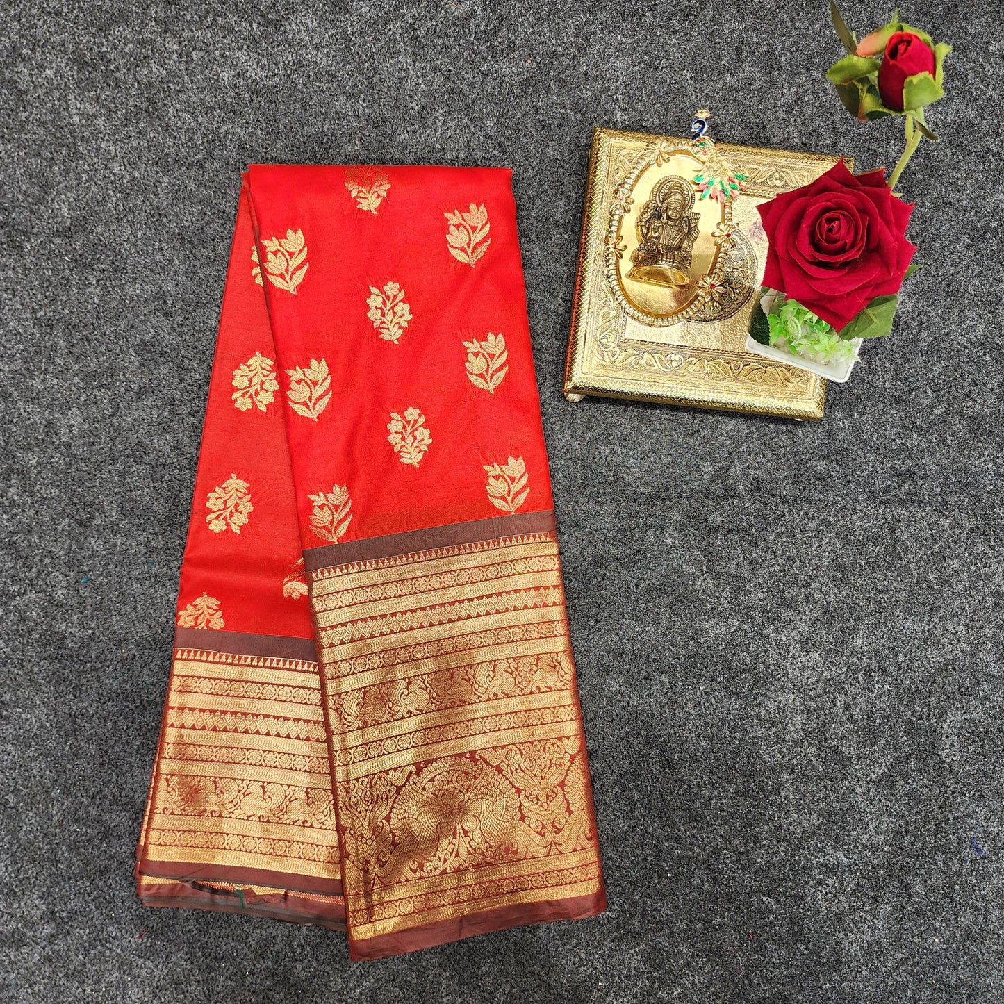 Venkatagiri Pattu mix Butta saree