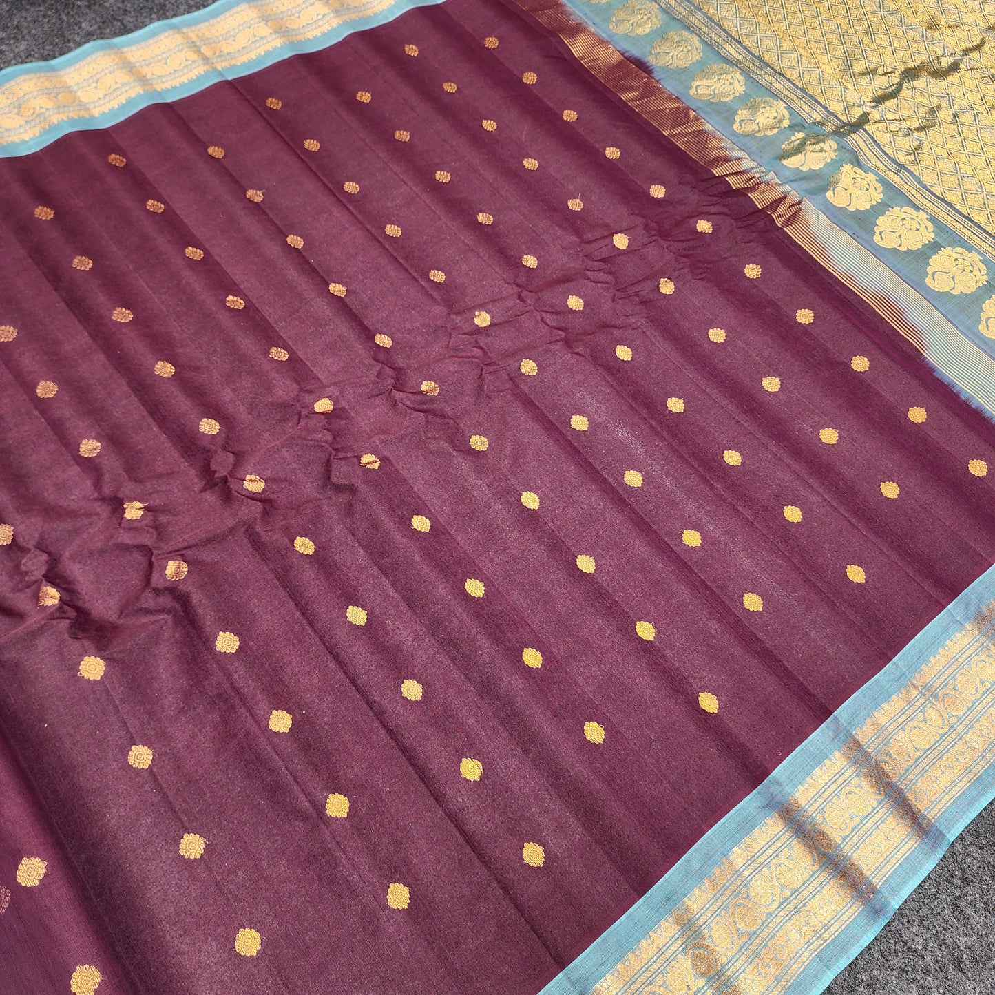 Gadwal Sico Pattu Handloom Sarees