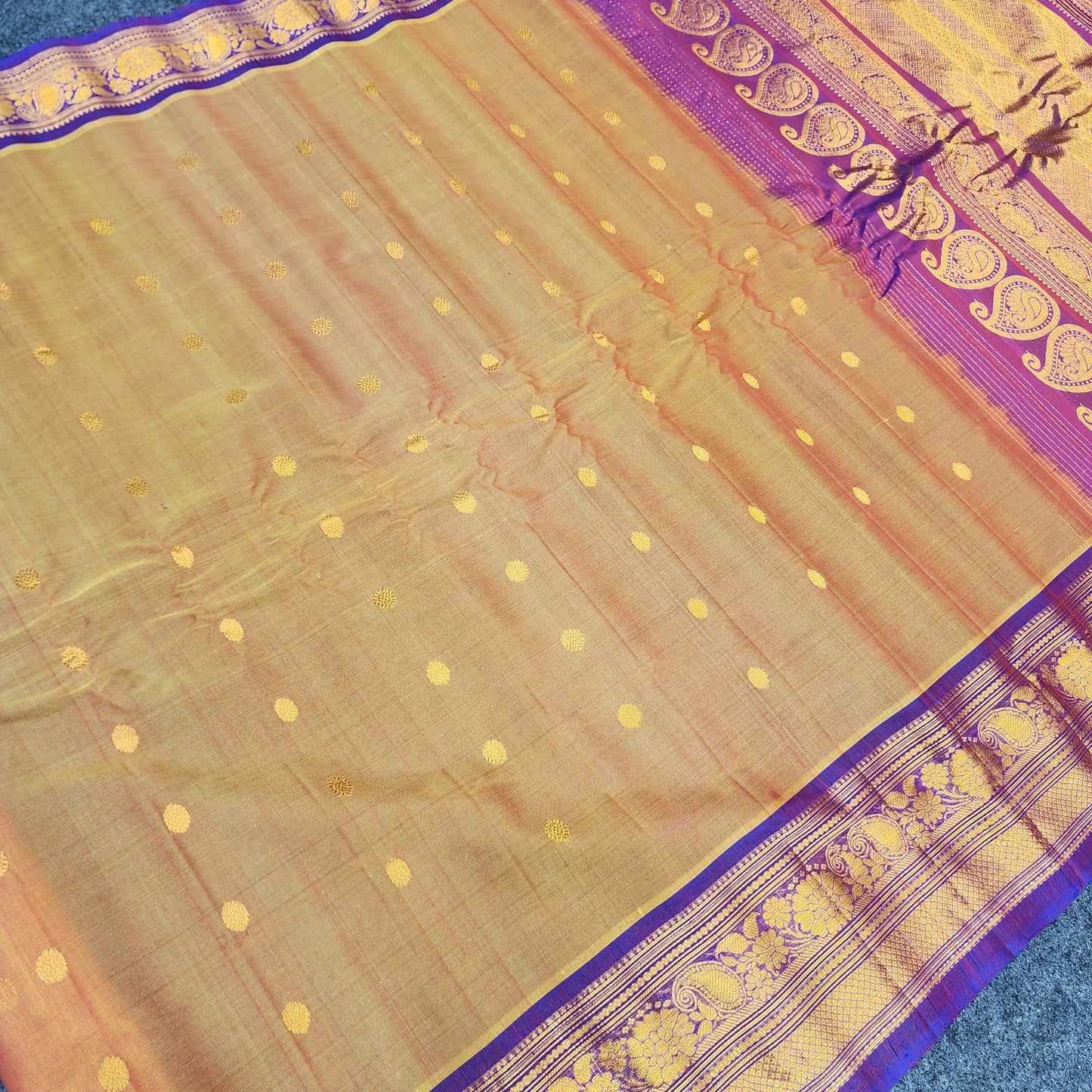 Gadwal Sico Pattu Handloom Sarees