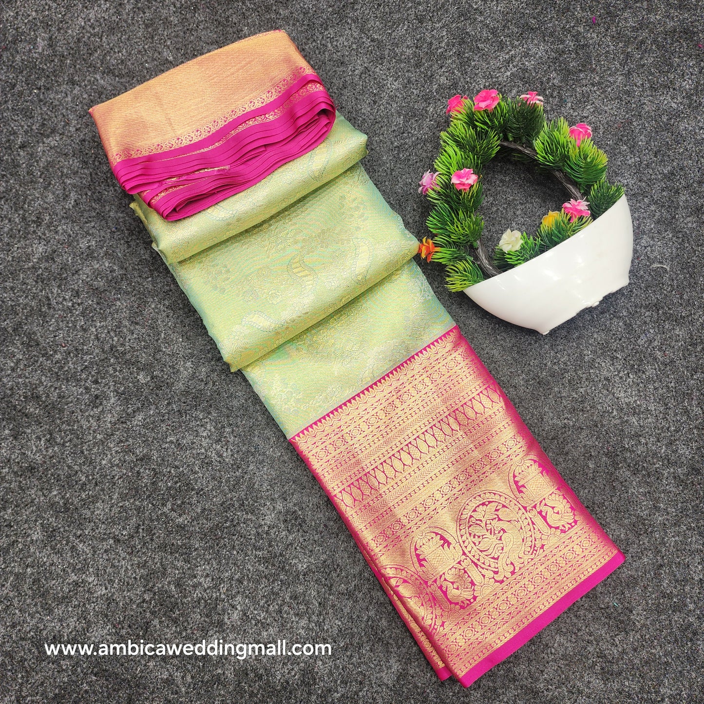 Kanchi Pattu Bridal Pure Zari Saree