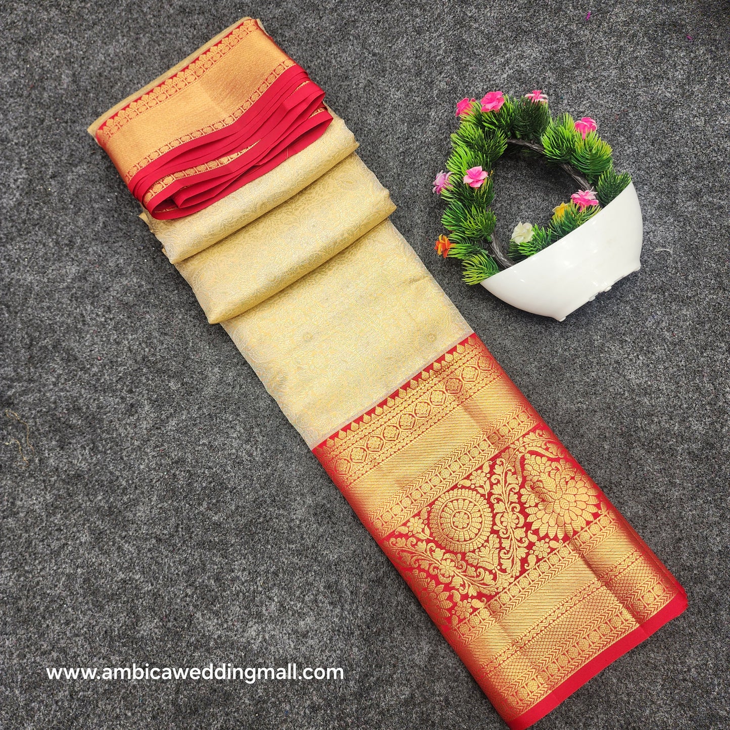 Kanchi Pattu Bridal Pure Zari Saree