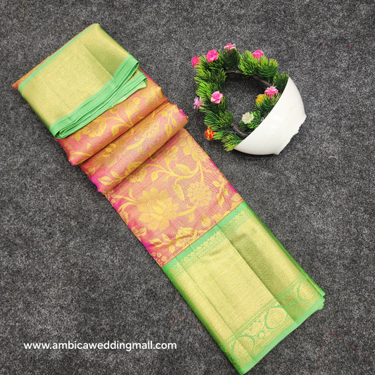 Kanchi Pattu Bridal Pure Zari Saree