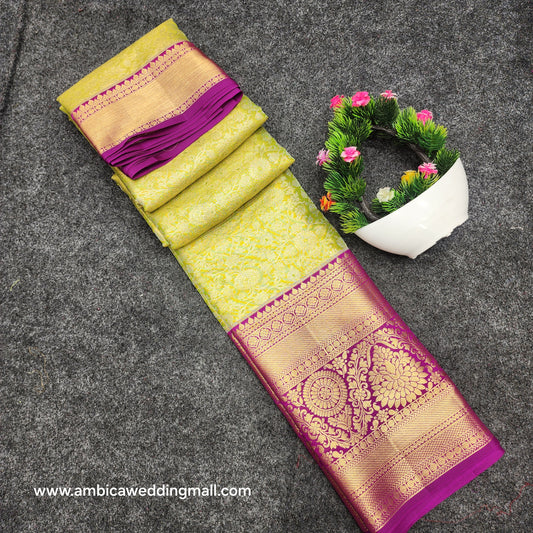 Kanchi Pattu Bridal Pure Zari Saree