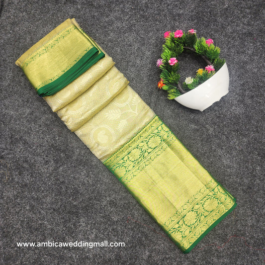 Kanchi Pattu Bridal Pure Zari Saree