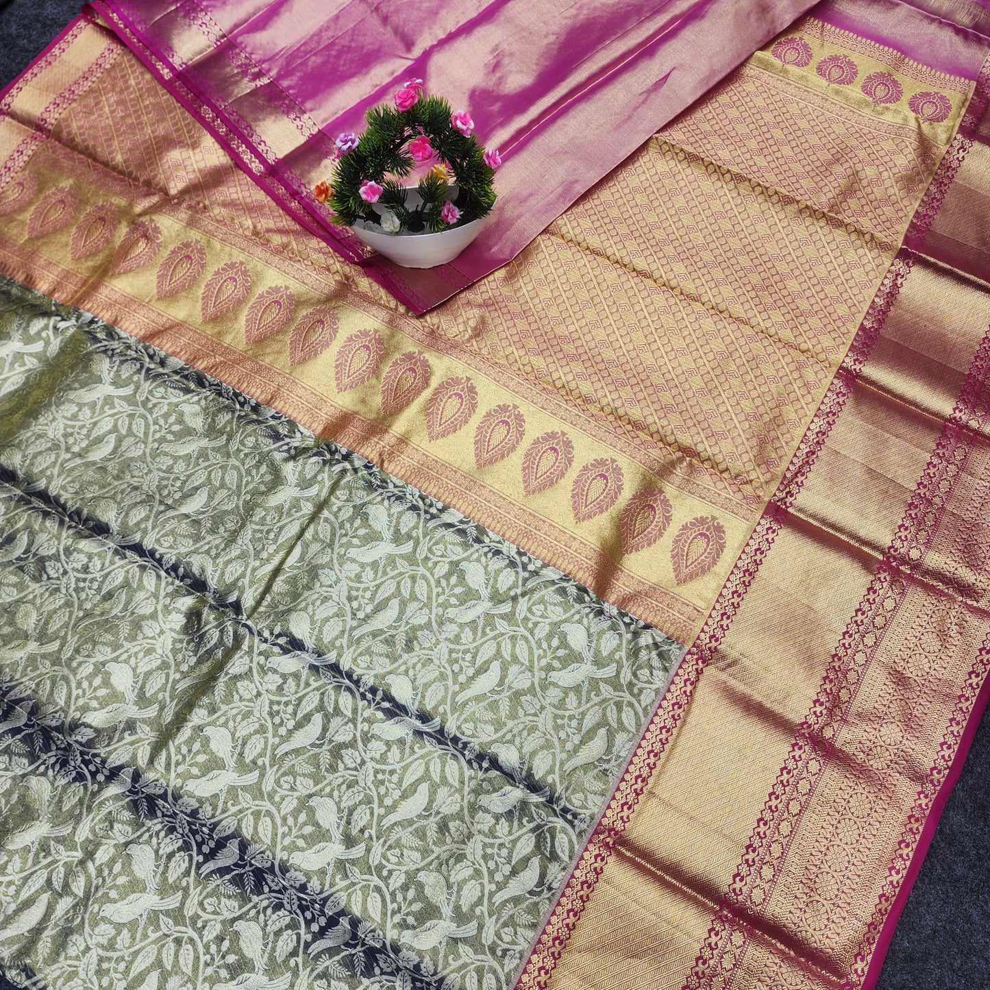 Kanchi Pattu Bridal Pure Zari Saree