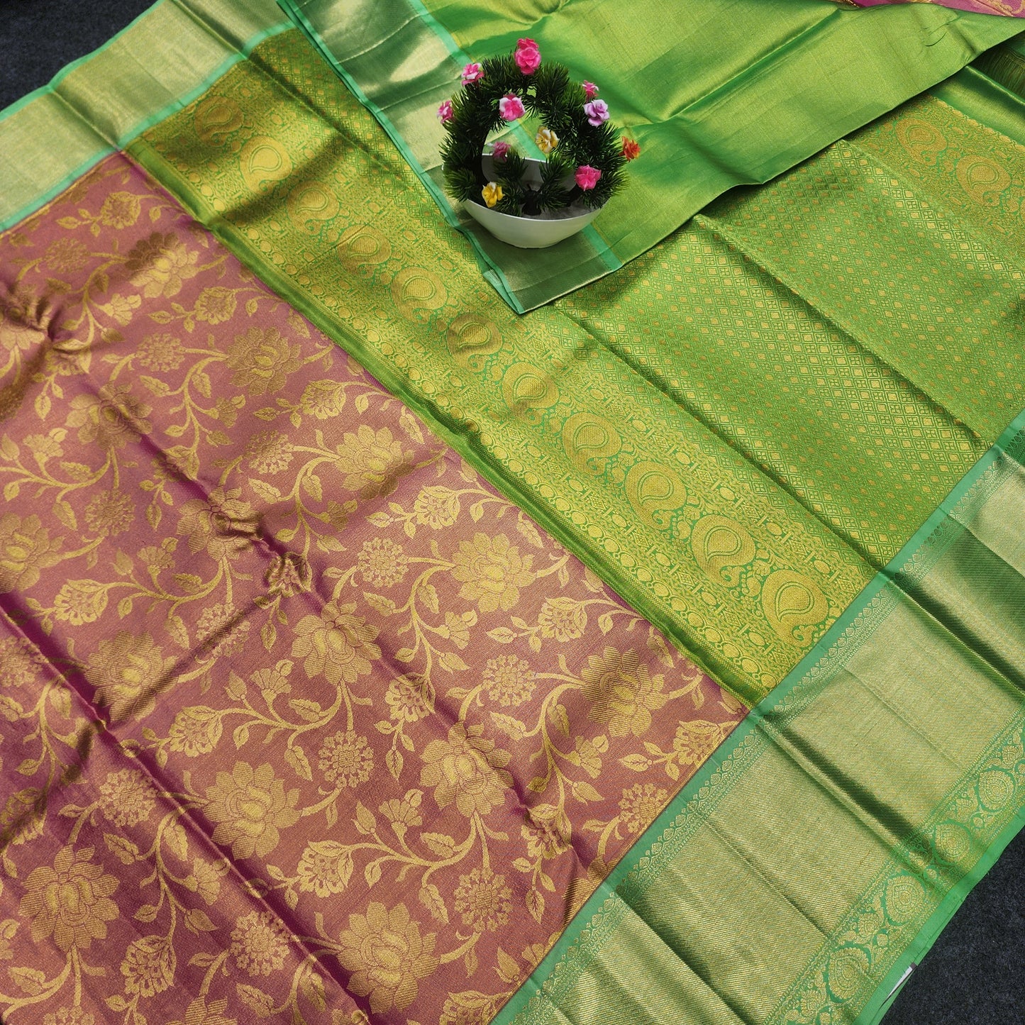 Kanchi Pattu Bridal Pure Zari Saree