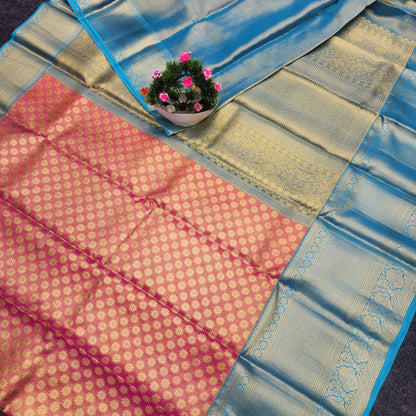 Kanchi Pattu Bridal Pure Zari Saree