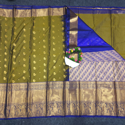 Venkatagiri Pattu mix Butta saree