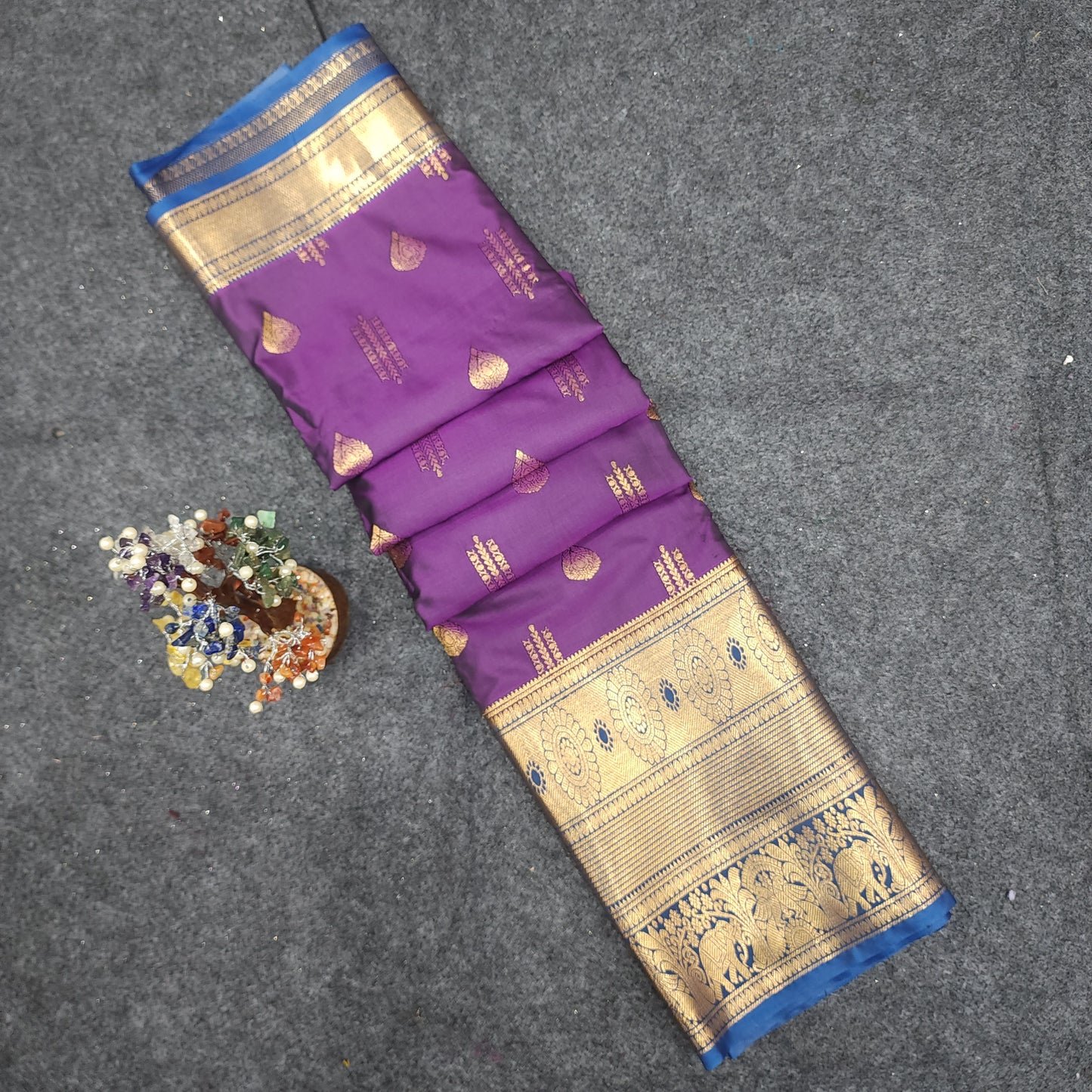 Venkatagiri Pattu mix Butta saree