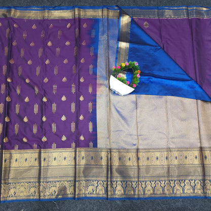 Venkatagiri Pattu mix Butta saree