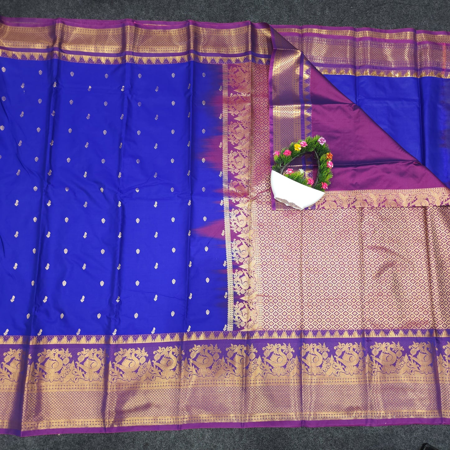 Venkatagiri Pattu mix Butta saree