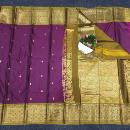 Venkatagiri Pattu mix Butta saree