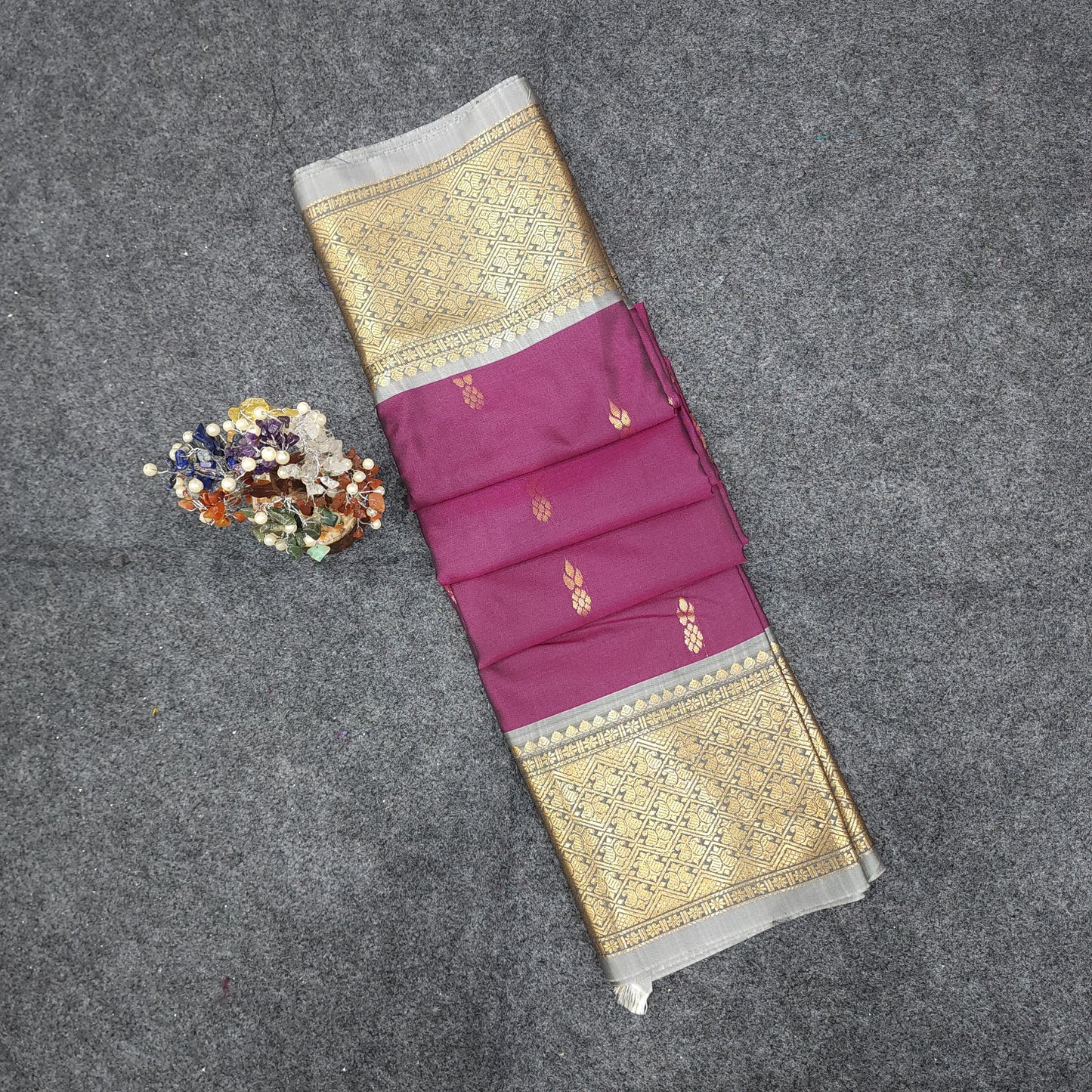 Venkatagiri Pattu mix Butta saree