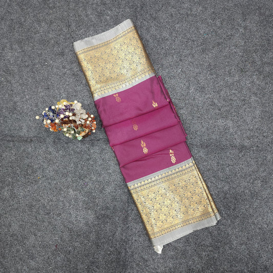 Venkatagiri Pattu mix Butta saree