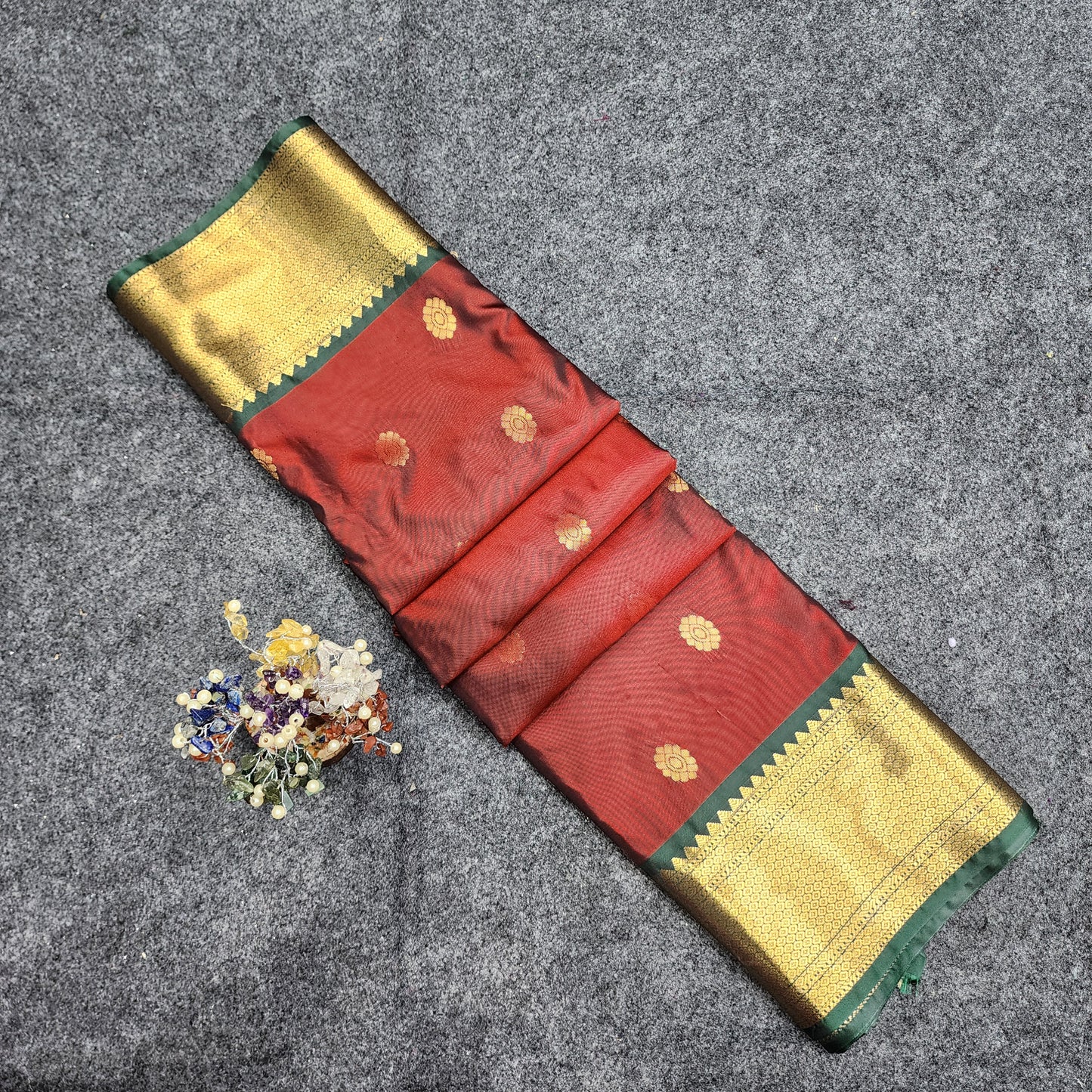 Venkatagiri Pattu mix Butta saree