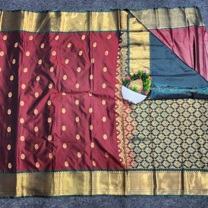 Venkatagiri Pattu mix Butta saree